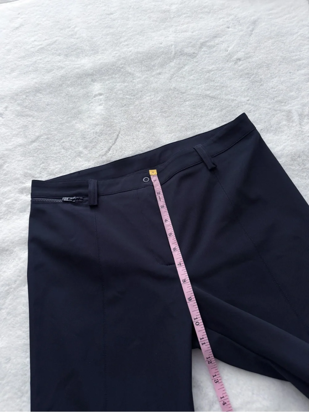 Fusalp Trousers Pants Navy Blue Zip Pocket